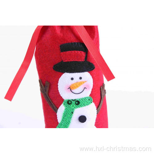 Christmas Dress Bottle Cover Wine Bottle Decoration